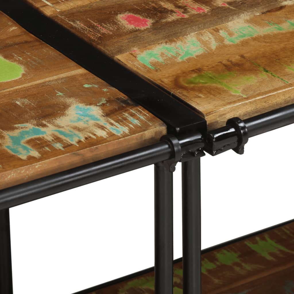 Meuble TV 160x42x40 cm bois massif de récupération - XIOS
