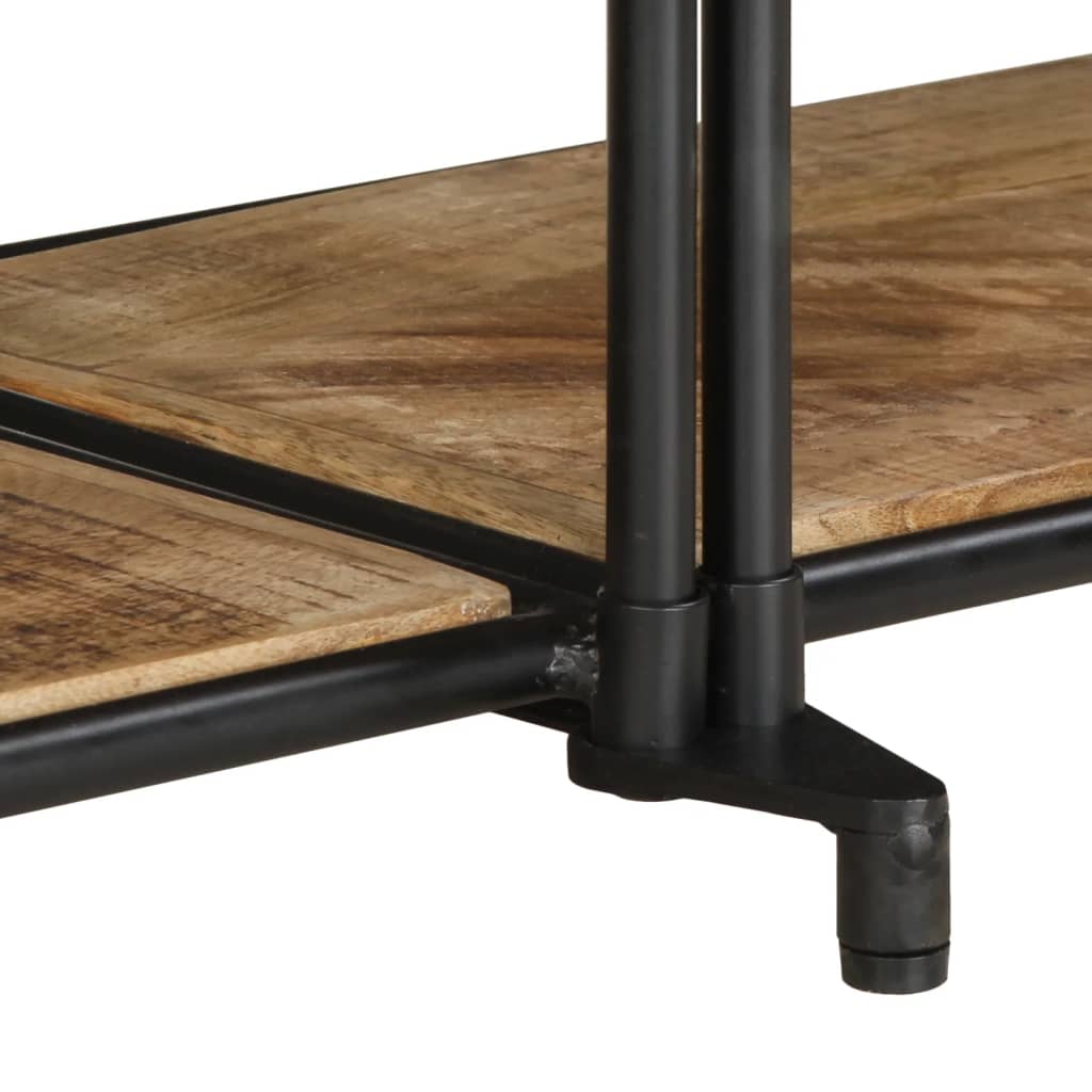 Meuble TV 200x42x40 cm bois massif de manguier brut - XIOS