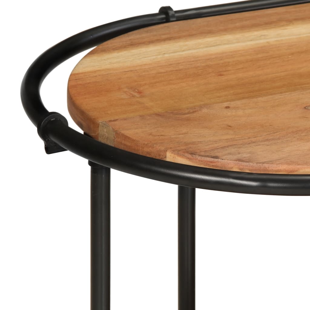Meuble TV 200x42x40 cm bois d'acacia massif - XIOS
