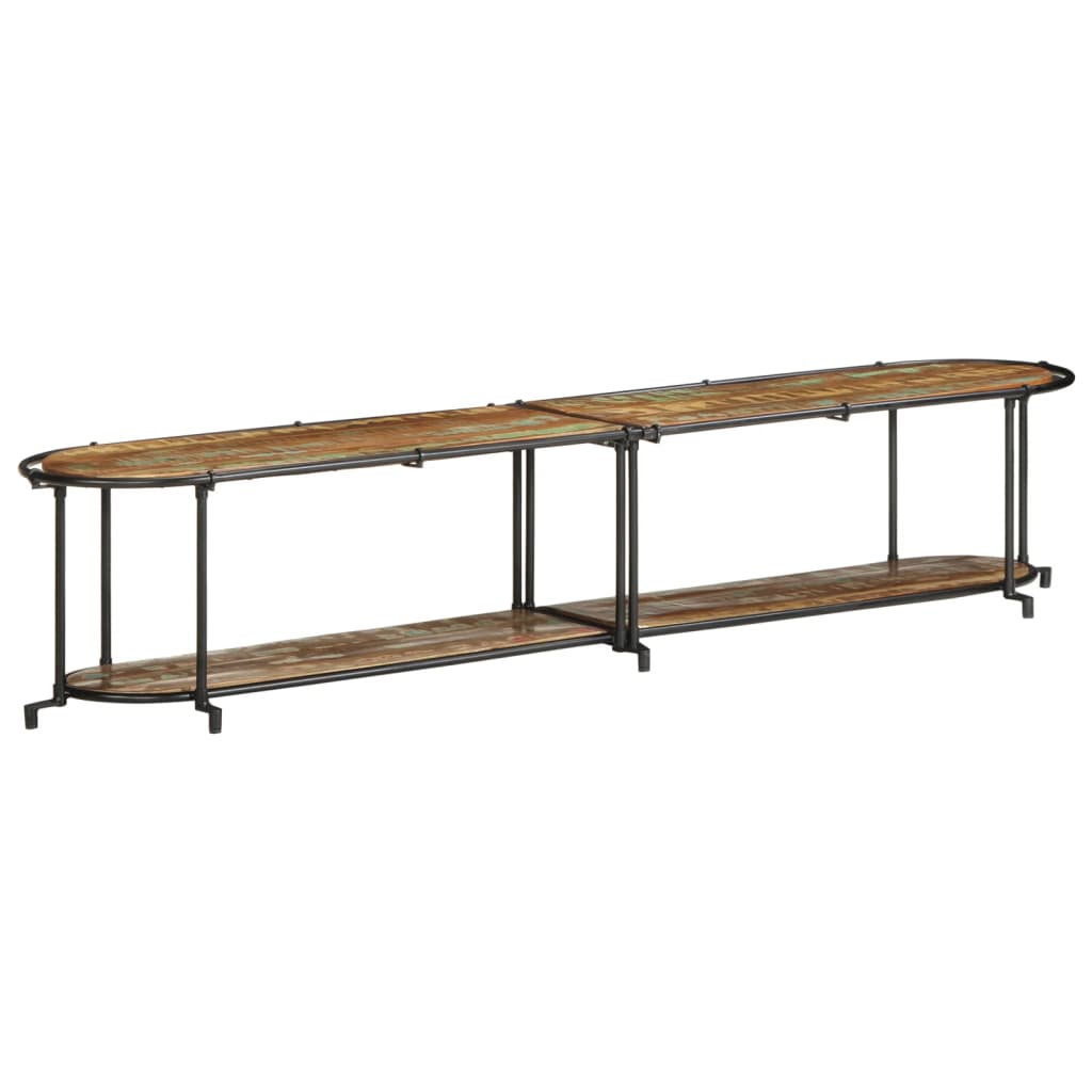 Meuble TV 200x42x40 cm Bois massif de récupération - XIOS