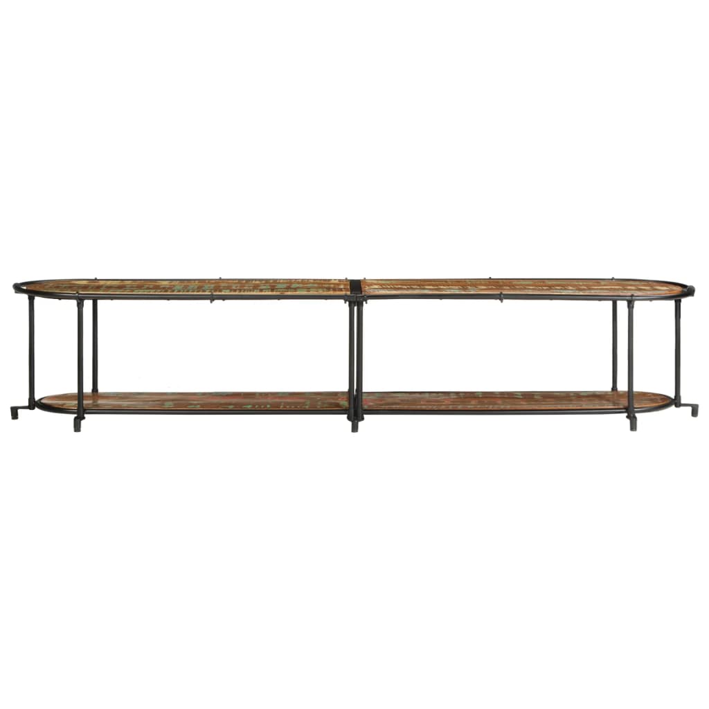 Meuble TV 200x42x40 cm Bois massif de récupération - XIOS