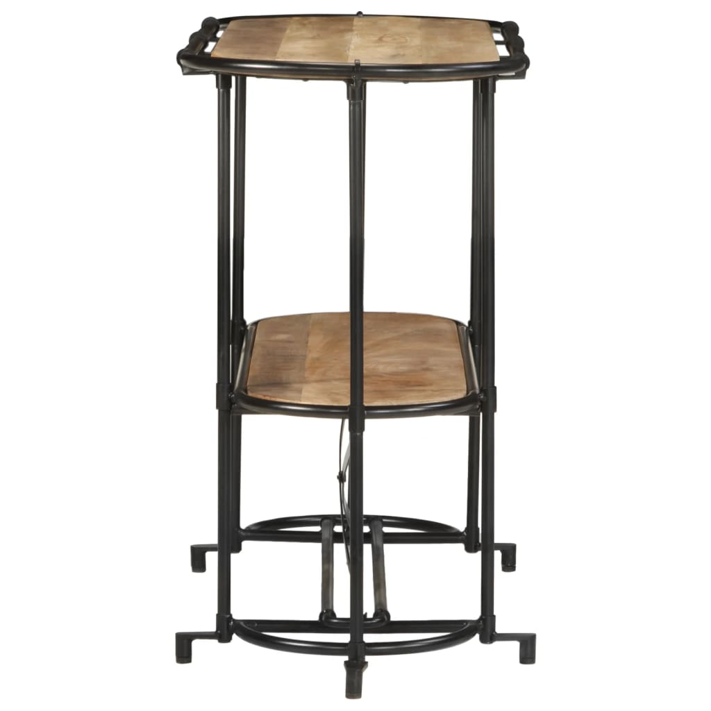 Table console 110x42x76 cm bois massif de manguier brut - XIOS