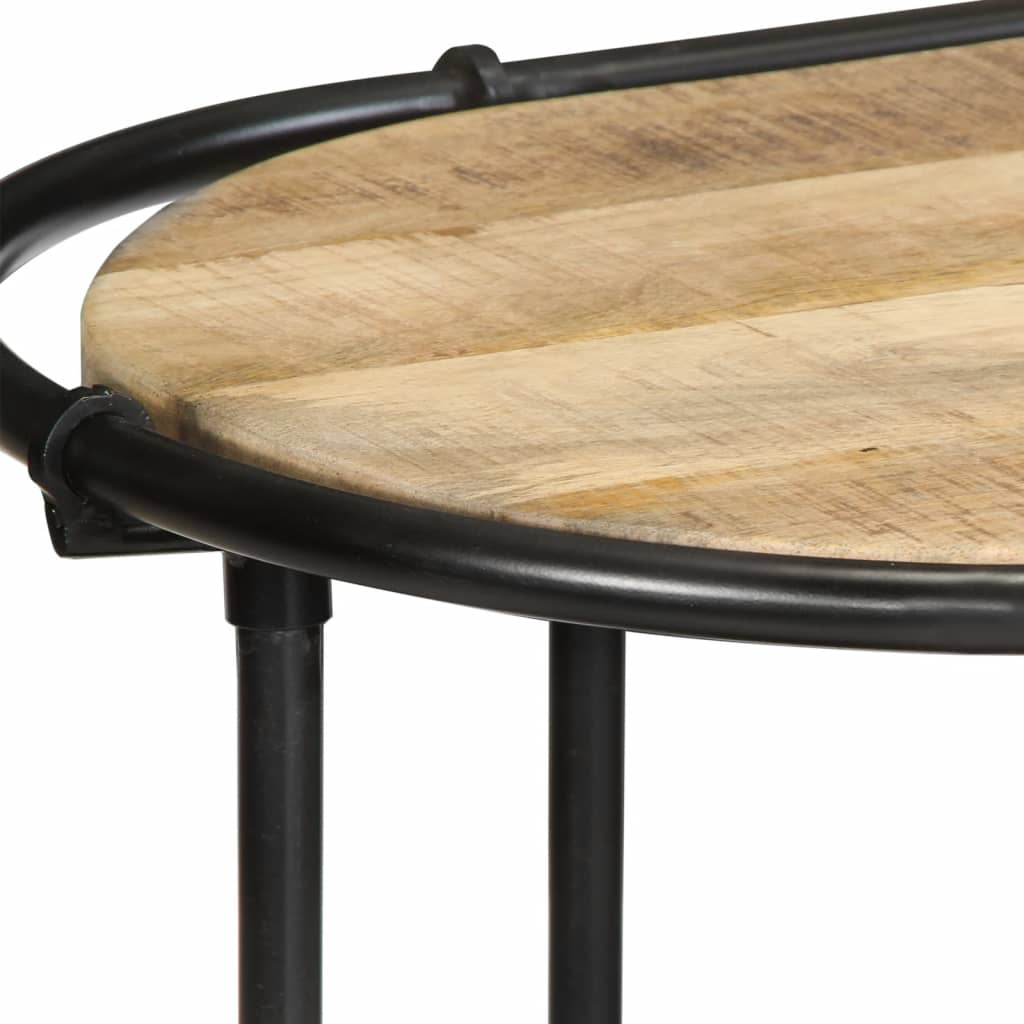 Table console 110x42x76 cm bois massif de manguier brut - XIOS
