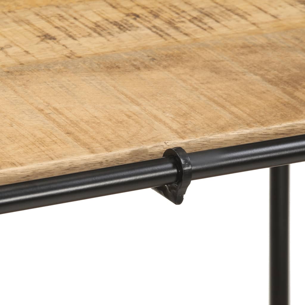 Table console 110x42x76 cm bois massif de manguier brut - XIOS