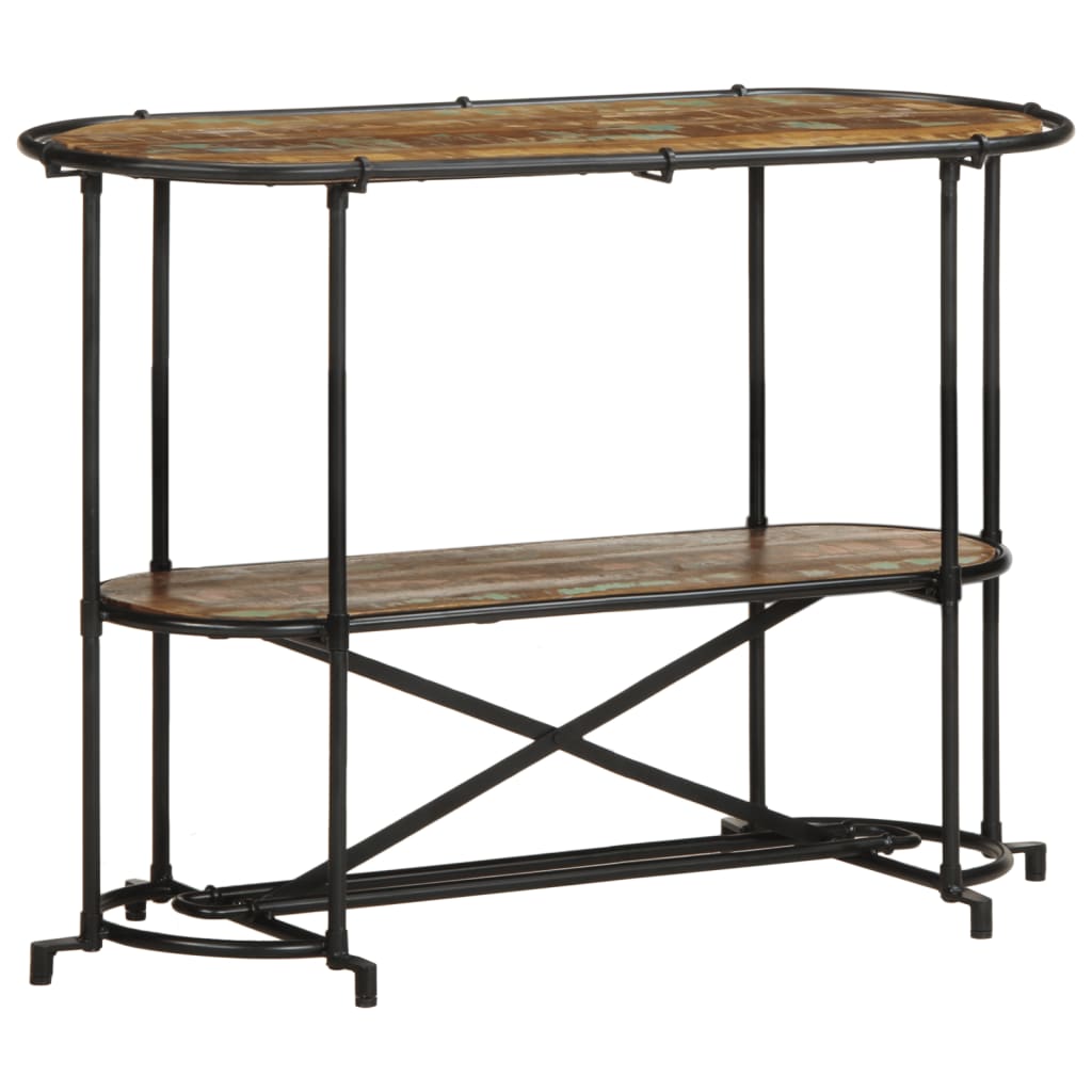 Table console 110x42x76 cm bois massif de récupération - XIOS