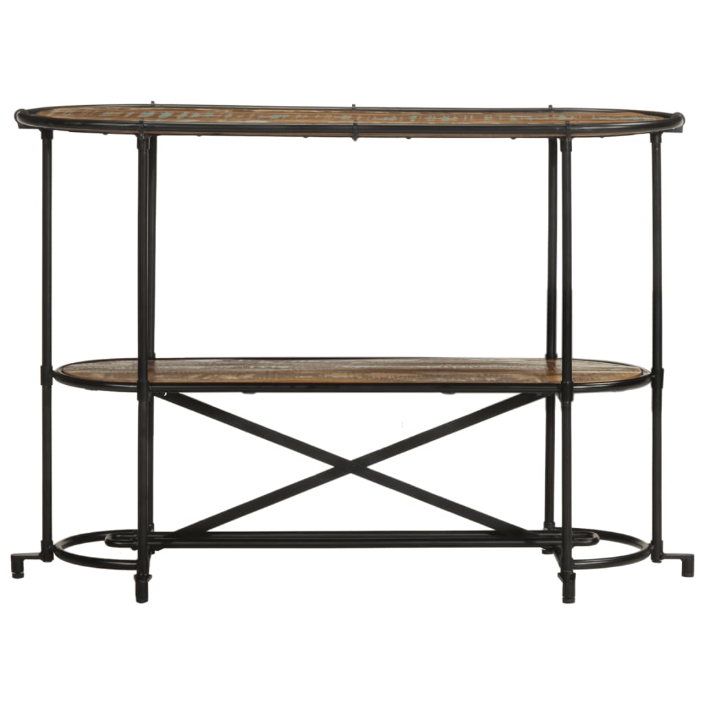 Table console 110x42x76 cm bois massif de récupération - XIOS