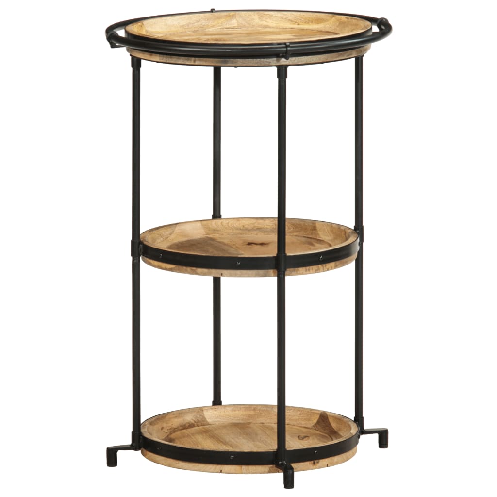 Table d'appoint Ø55x83 cm bois de manguier massif - XIOS