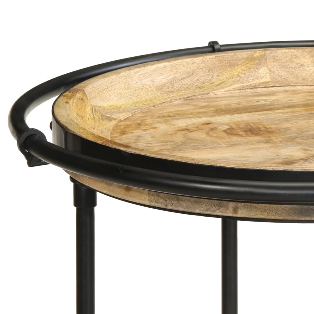 Table d'appoint Ø55x83 cm bois de manguier massif - XIOS