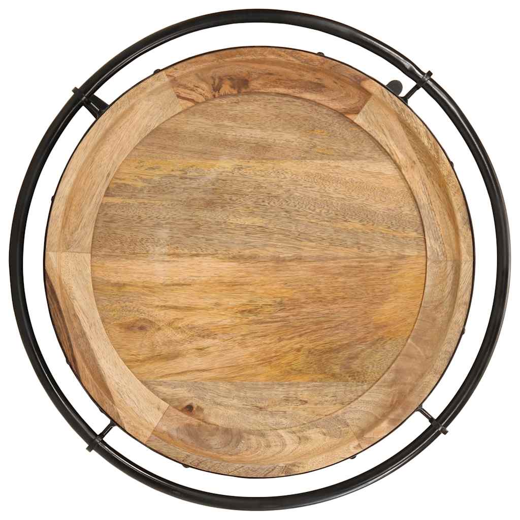 Table d'appoint Ø55x60 cm bois de manguier massif - XIOS