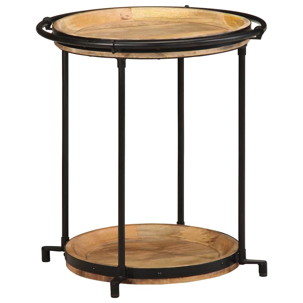 Table d'appoint Ø55x60 cm bois de manguier massif - XIOS