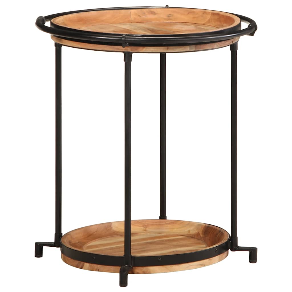 Table d'appoint Ø55x60 cm bois massif d'acacia - XIOS