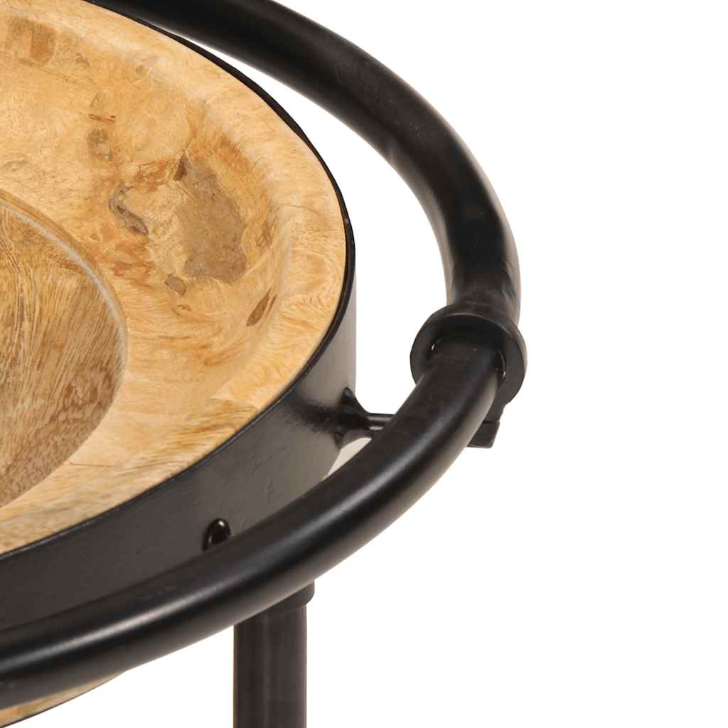 Ensemble de table d'appoint 2 pcs bois massif de manguier - XIOS