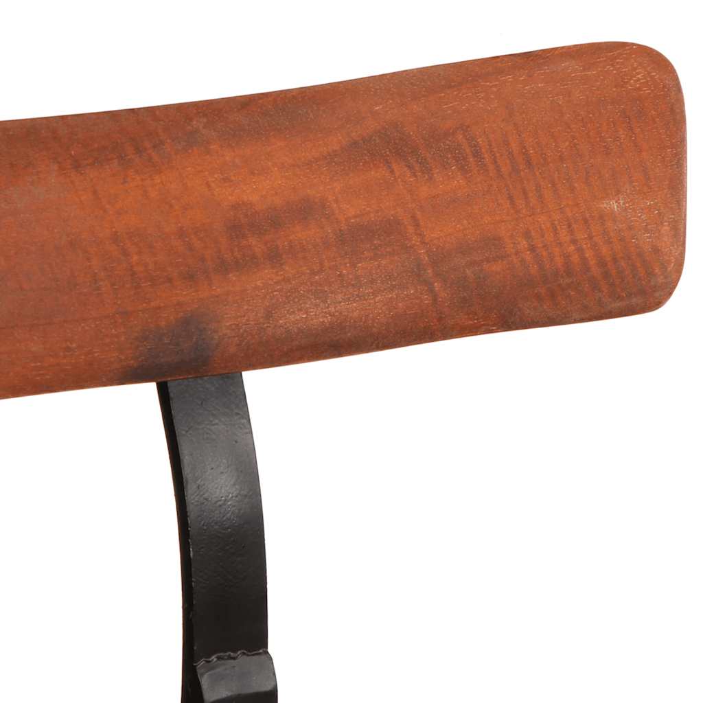 Tabourets de bar lot de 2 49x43x103 cm bois de manguier massif - XIOS