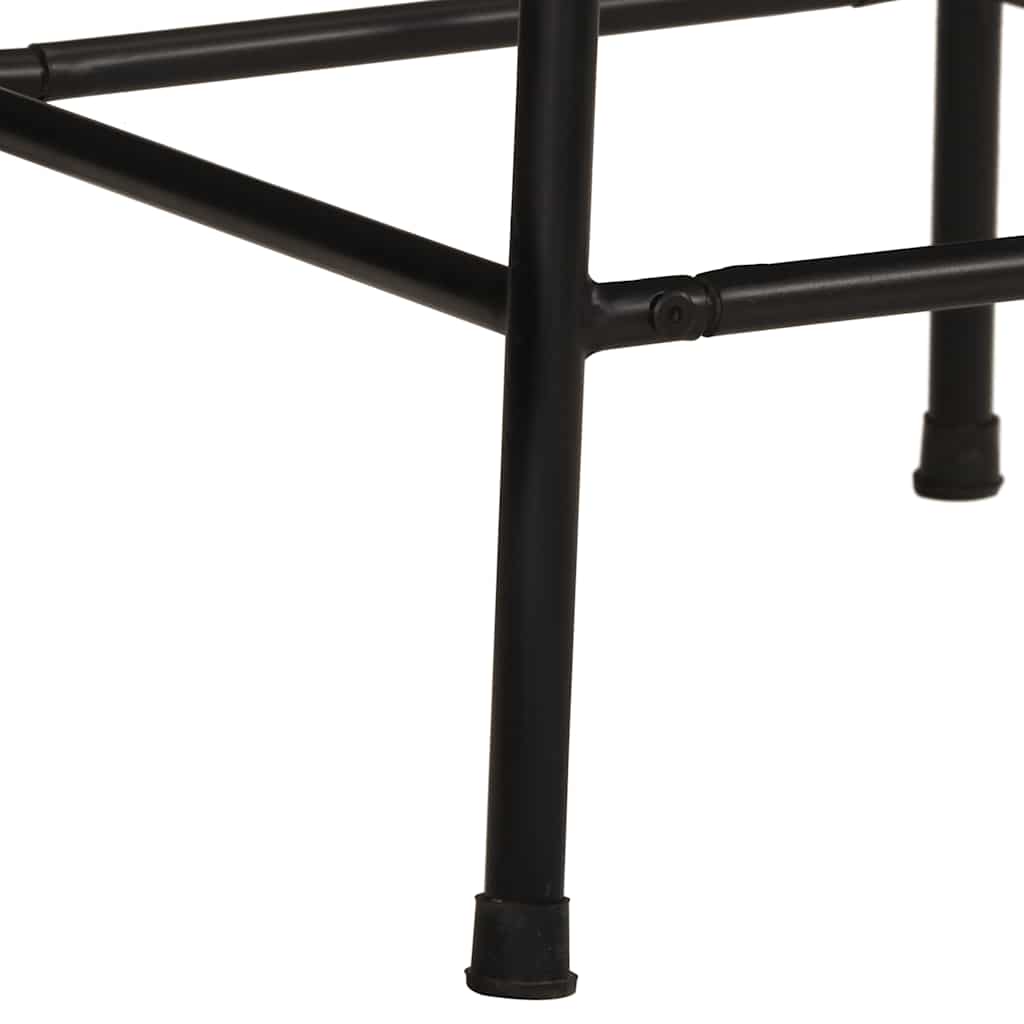 Tabourets de bar lot de 4 46x35,5x70cm bois massif récupération - XIOS