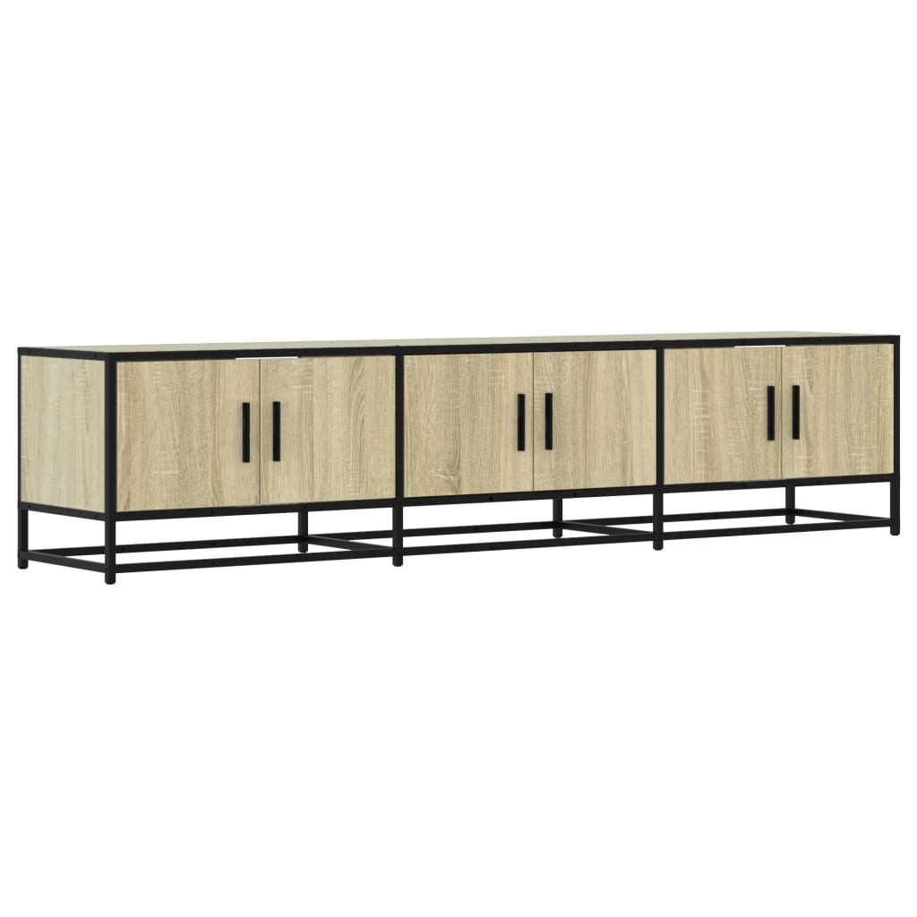 Meuble TV chêne sonoma 180x35x41 cm bois d'ingénierie - XIOS