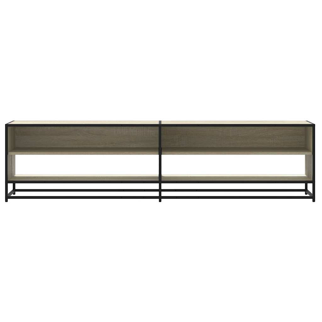 Meuble TV chêne sonoma 180,5x40x46 cm bois d'ingénierie - XIOS