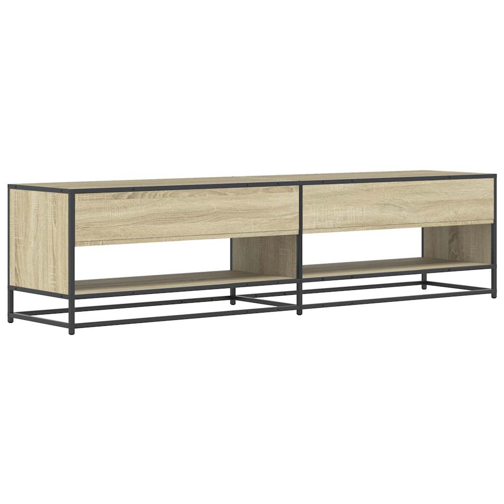 Meuble TV chêne sonoma 180,5x40x46 cm bois d'ingénierie - XIOS