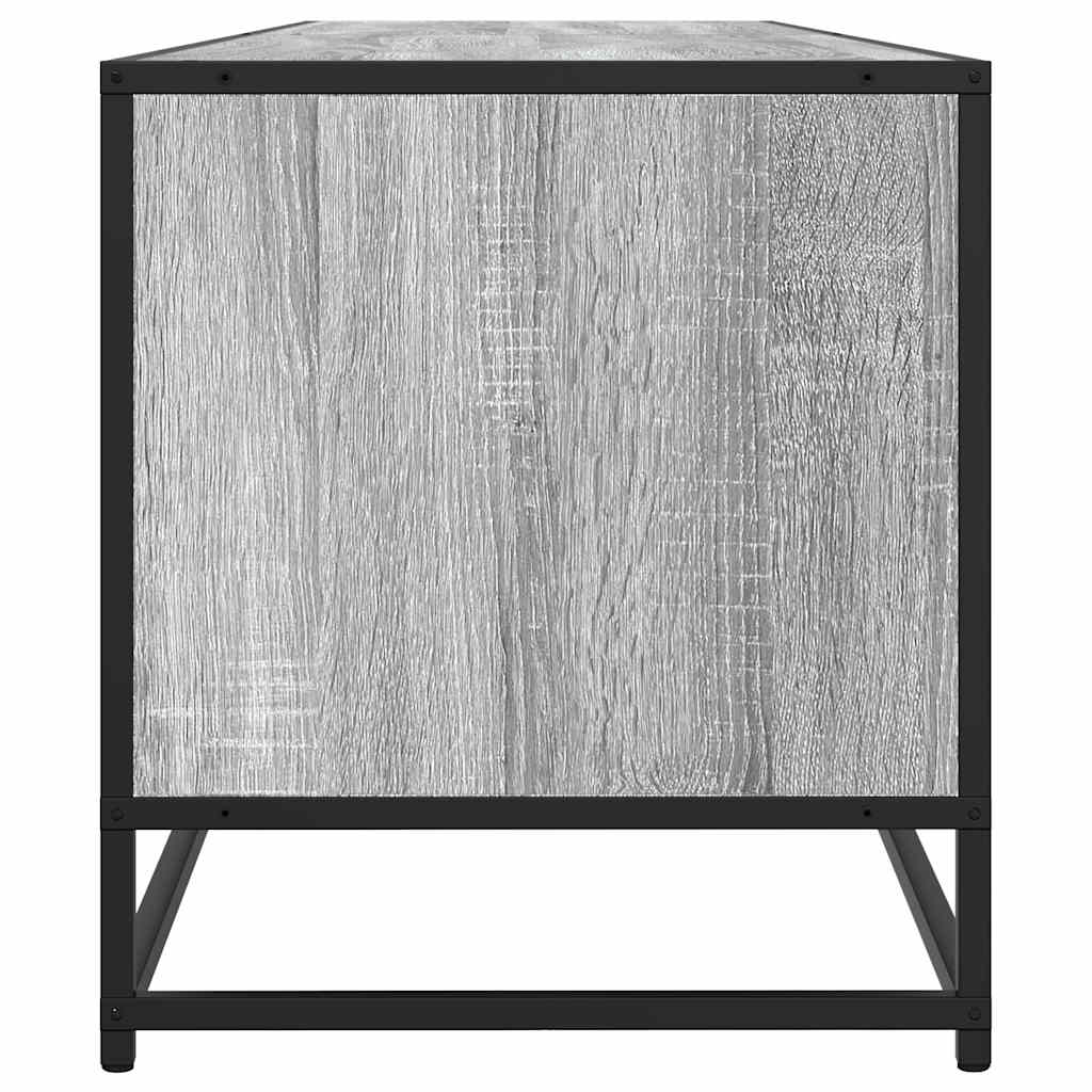 Meuble TV sonoma gris 180,5x40x46 cm bois d'ingénierie - XIOS