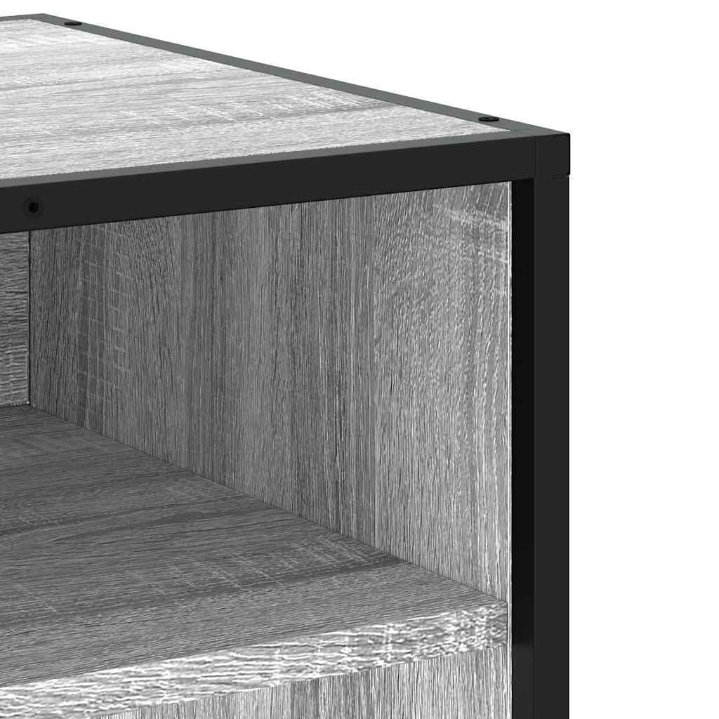 Meuble TV sonoma gris 180,5x40x46 cm bois d'ingénierie - XIOS
