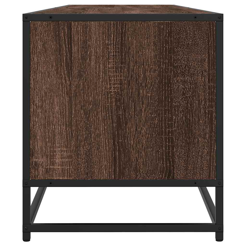 Meuble TV chêne marron 180,5x40x46 cm bois d'ingénierie - XIOS