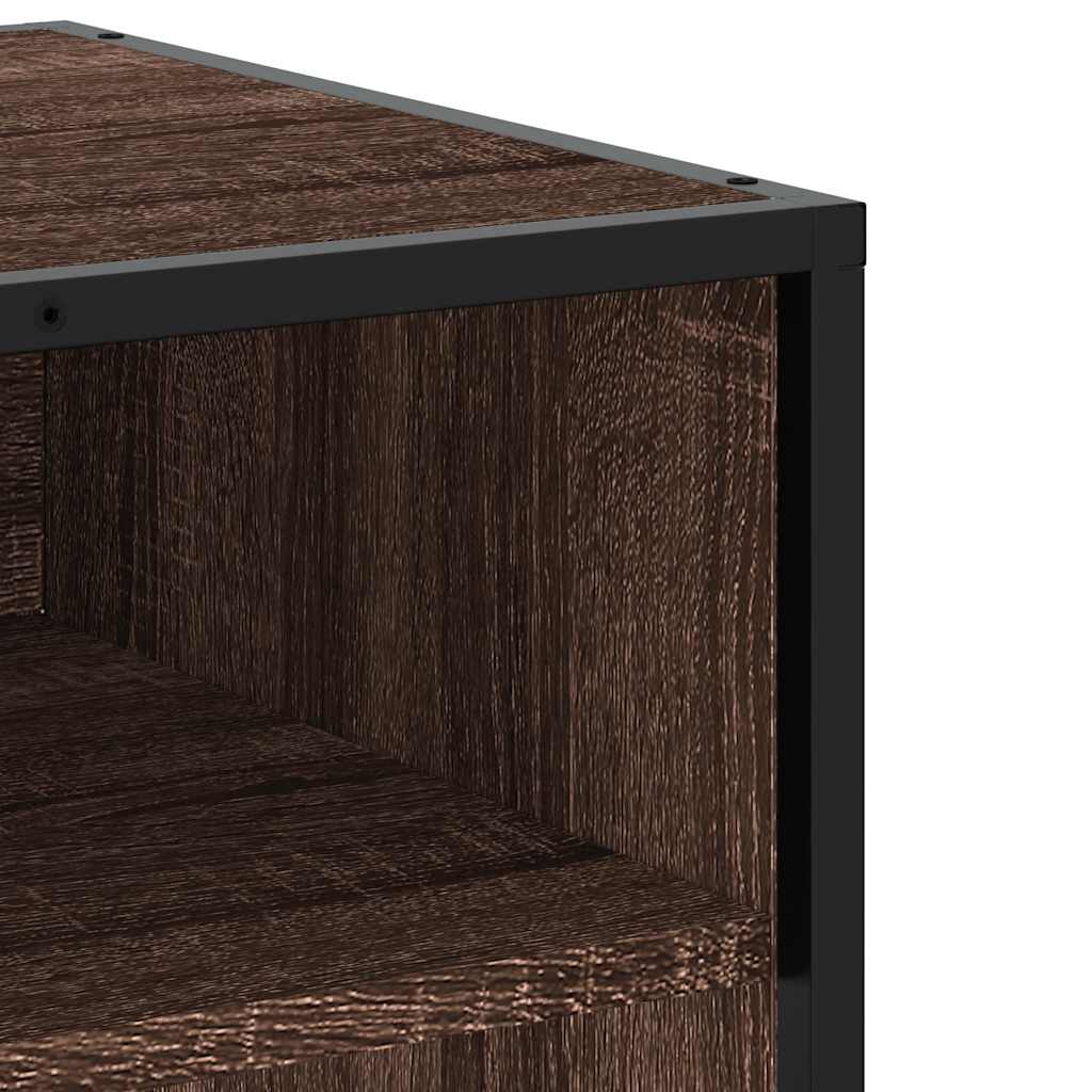 Meuble TV chêne marron 180,5x40x46 cm bois d'ingénierie - XIOS
