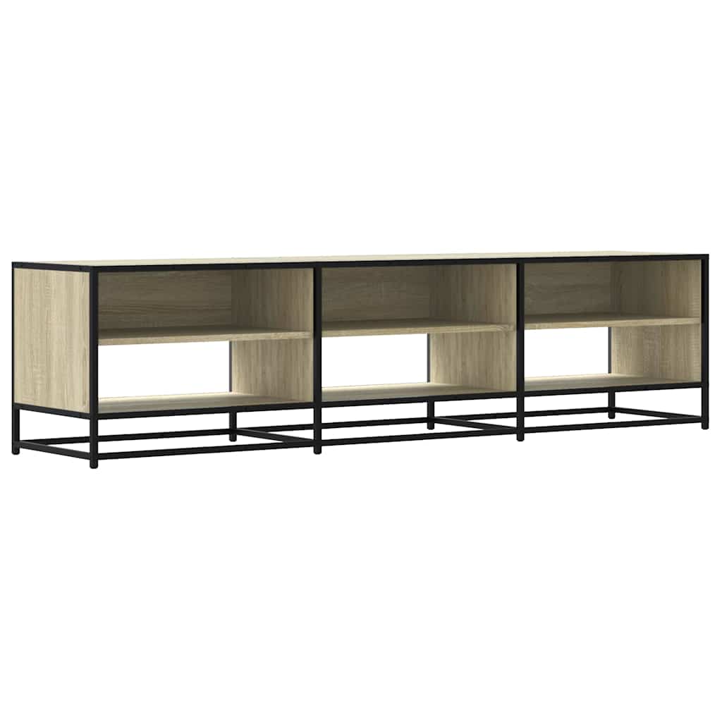 Meuble TV chêne sonoma 180x40x46 cm bois d'ingénierie - XIOS