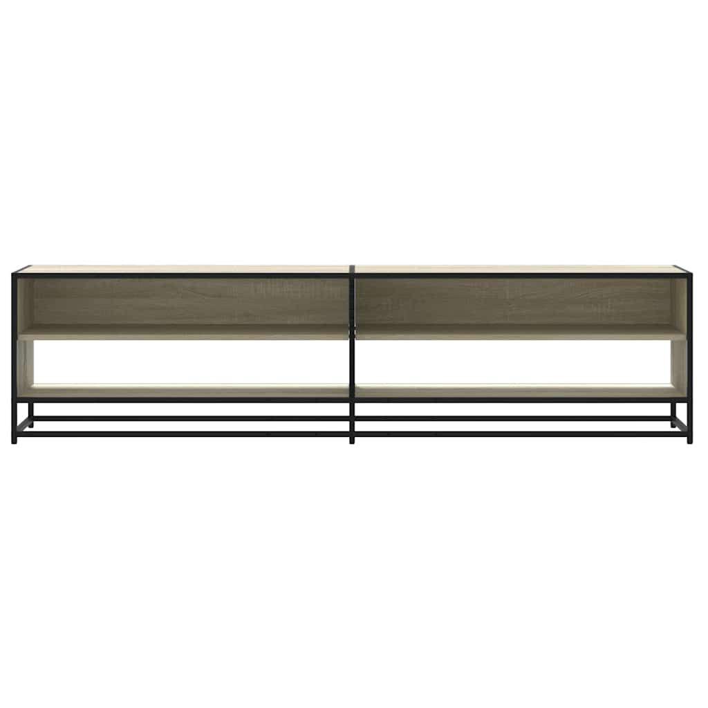 Meuble TV chêne sonoma 180x40x46 cm bois d'ingénierie - XIOS