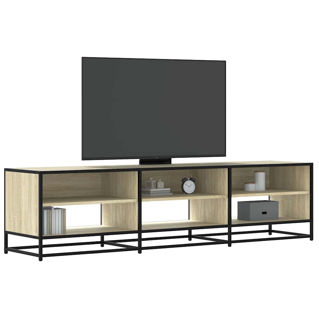 Meuble TV chêne sonoma 180x40x46 cm bois d'ingénierie - XIOS