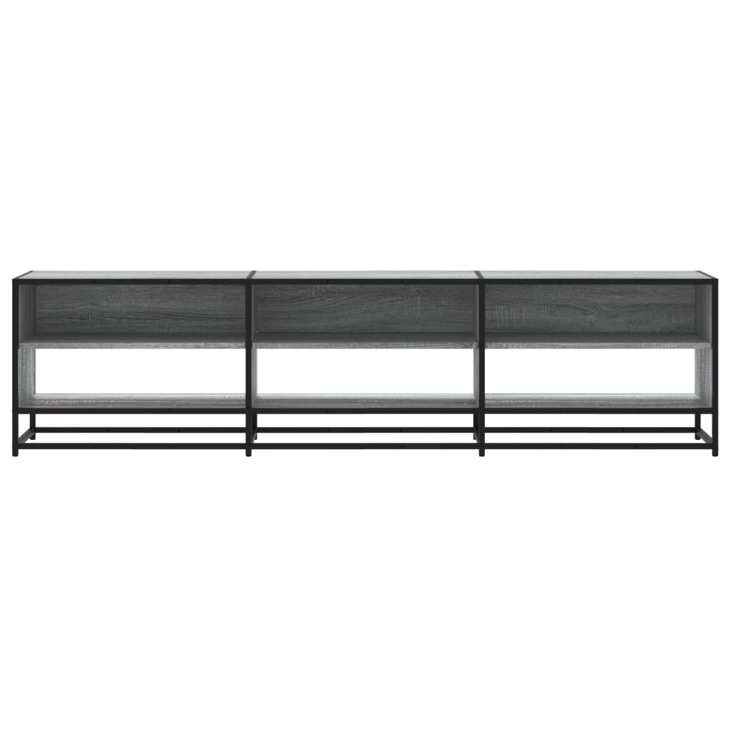 Meuble TV sonoma gris 180x40x46 cm bois d'ingénierie - XIOS
