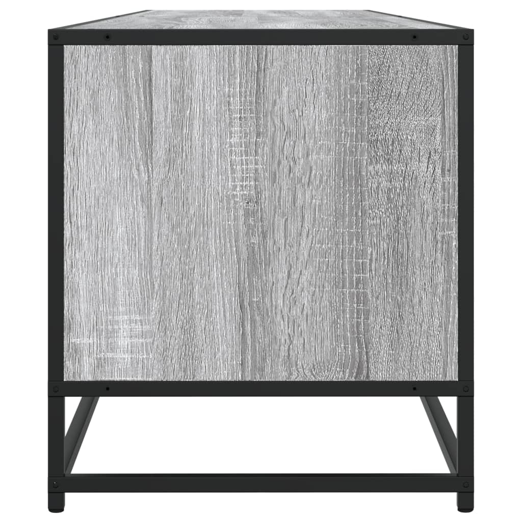 Meuble TV sonoma gris 180x40x46 cm bois d'ingénierie - XIOS
