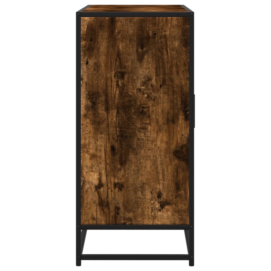 Buffet chêne fumé 92x35x76 cm bois d'ingénierie - XIOS