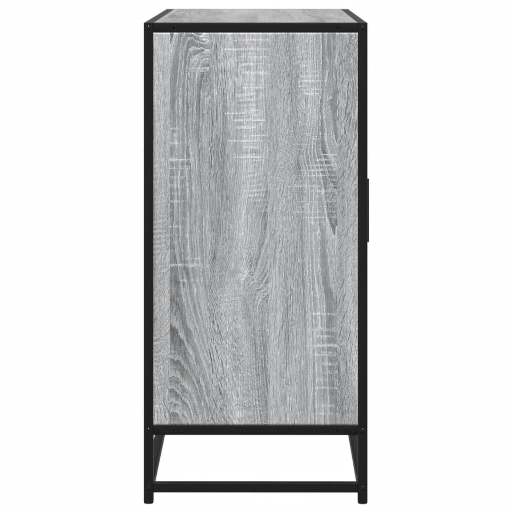 Buffet sonoma gris 92x35x76 cm bois d'ingénierie - XIOS