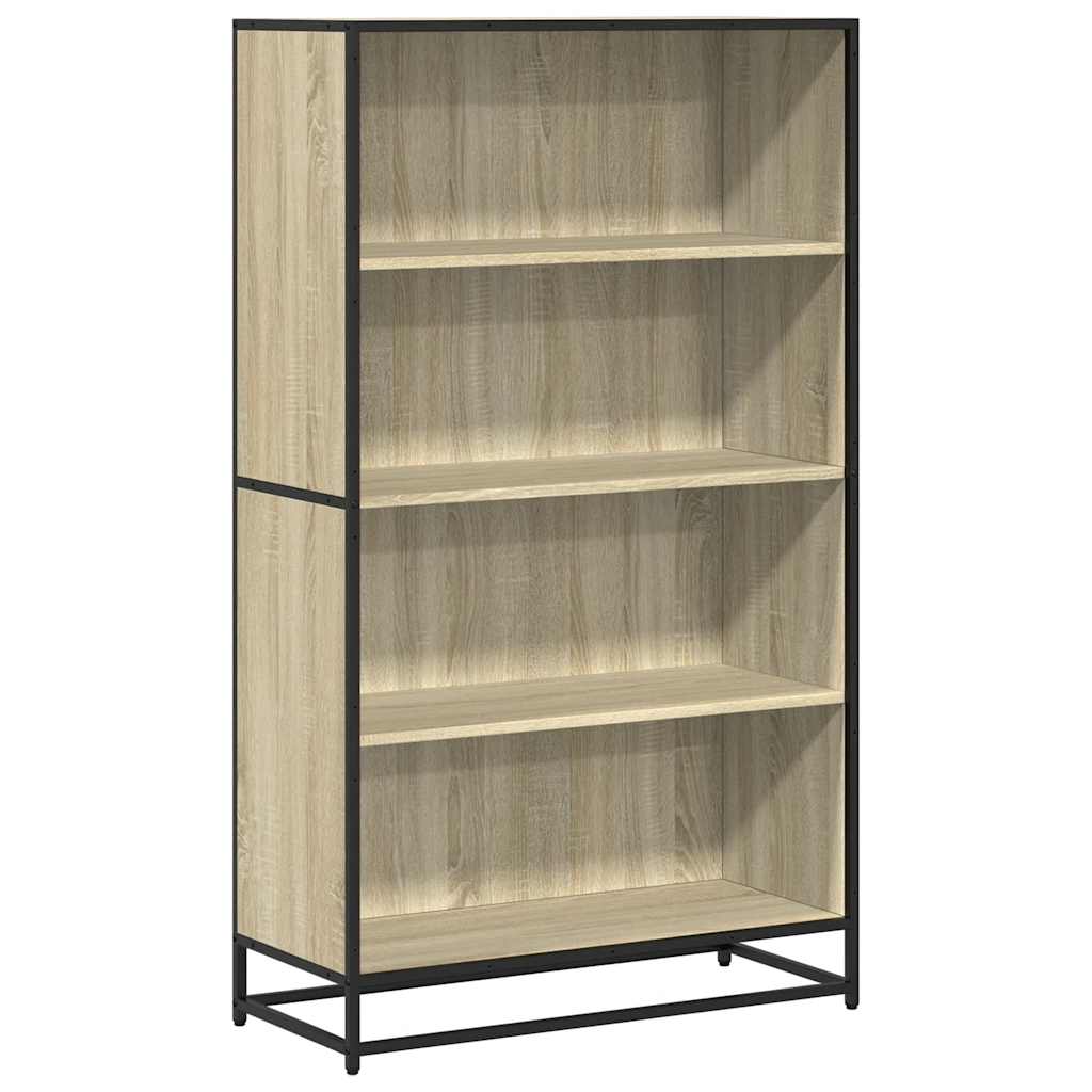 Bibliothèque chêne sonoma 80,5x35x139 cm bois d'ingénierie - XIOS