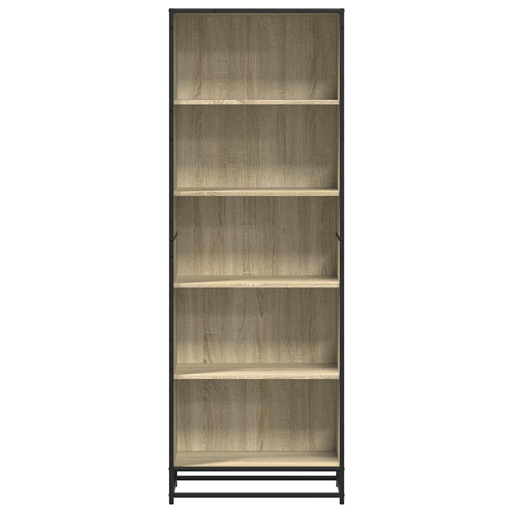 Bibliothèque chêne sonoma 60x35x170,5 cm bois d'ingénierie - XIOS