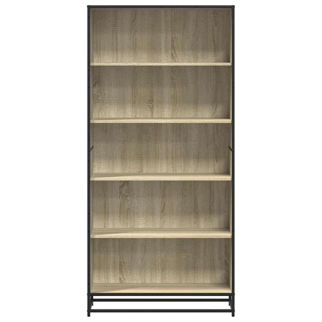 Bibliothèque chêne sonoma 80,5x35x170,5 cm bois d'ingénierie - XIOS