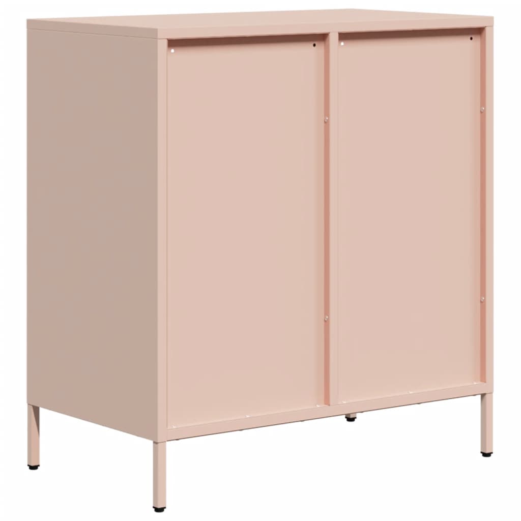 Buffet rose 68x39x73,5 cm acier laminé à froid - XIOS