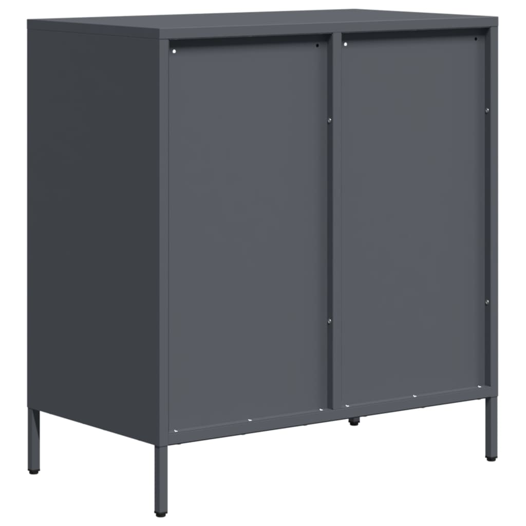 Buffet anthracite 68x39x73,5 cm acier laminé à froid - XIOS