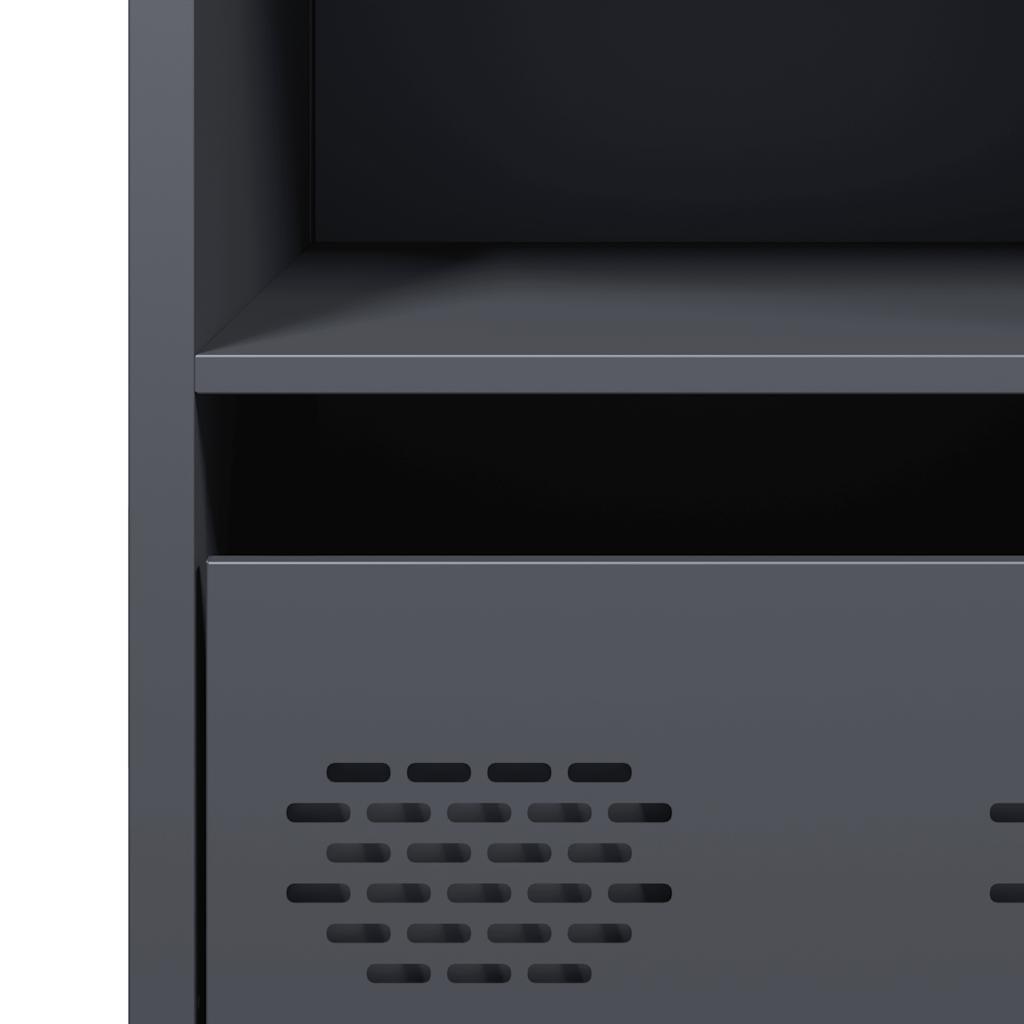 Buffet anthracite 35x39x73,5 cm acier laminé à froid - XIOS