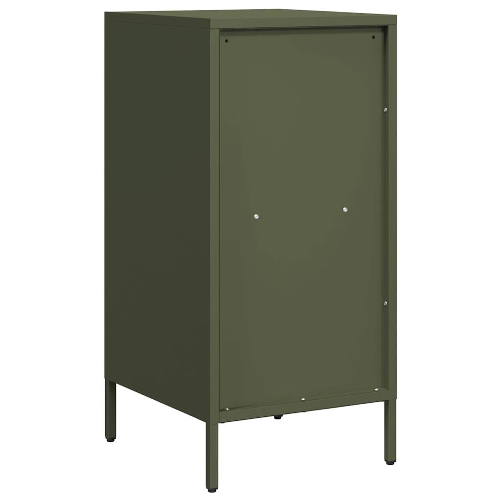 Buffet vert olive 35x39x73,5 cm acier laminé à froid - XIOS