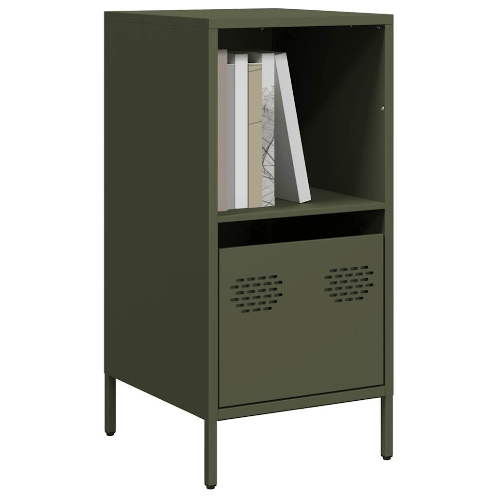 Buffet vert olive 35x39x73,5 cm acier laminé à froid - XIOS