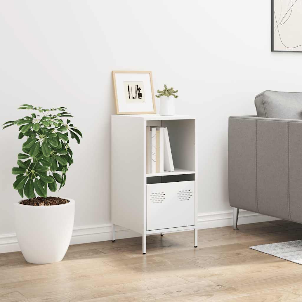 Buffet blanc 35x39x73,5 cm acier laminé à froid - XIOS