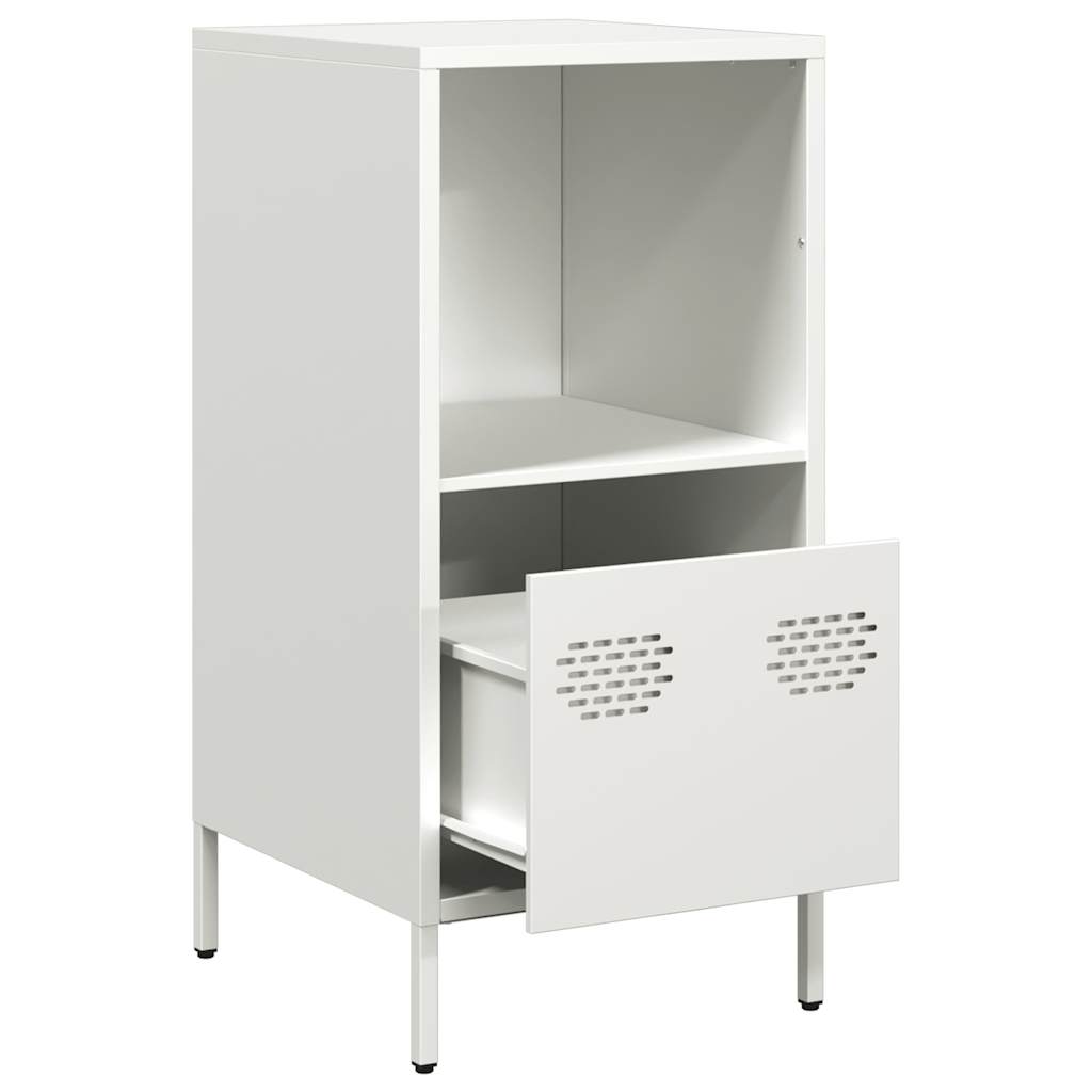 Buffet blanc 35x39x73,5 cm acier laminé à froid - XIOS