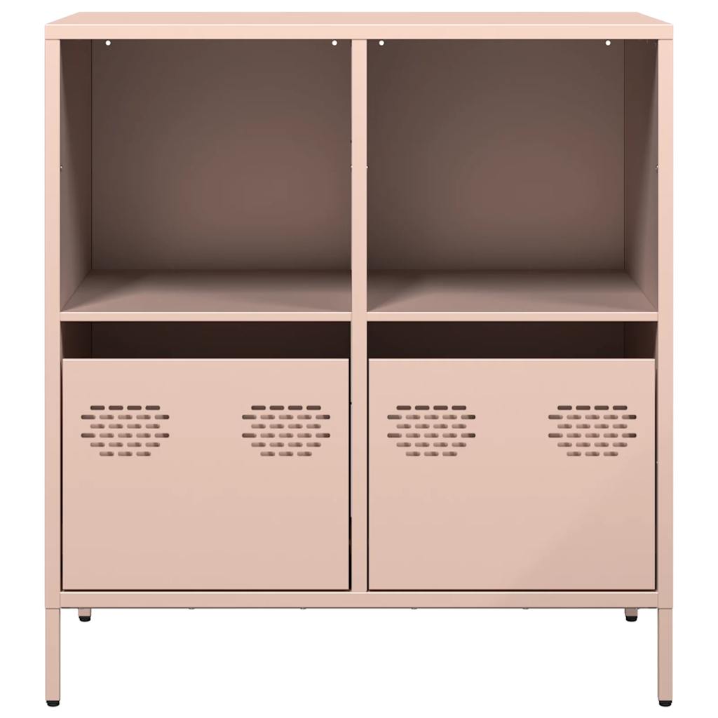 Buffet rose 68x39x73,5 cm acier laminé à froid - XIOS