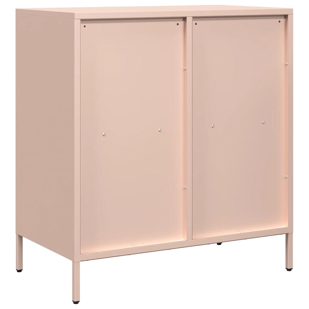 Buffet rose 68x39x73,5 cm acier laminé à froid - XIOS