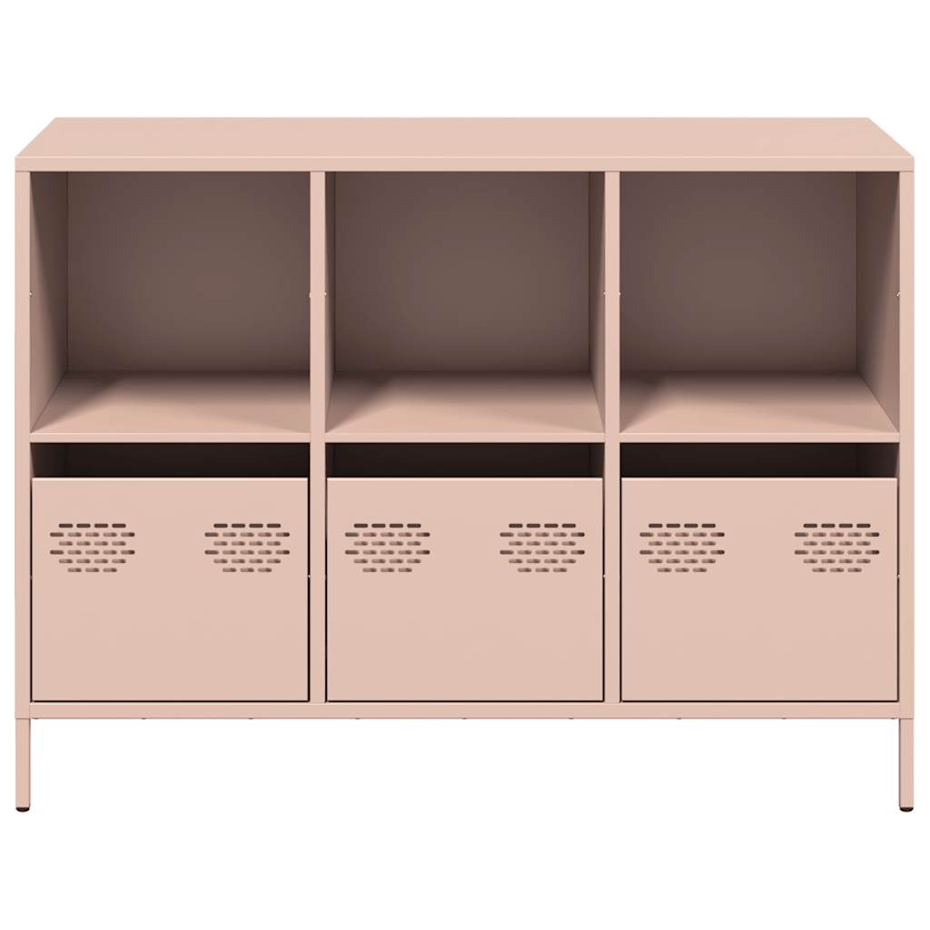 Buffet rose 101,5x39x73,5 cm acier laminé à froid - XIOS