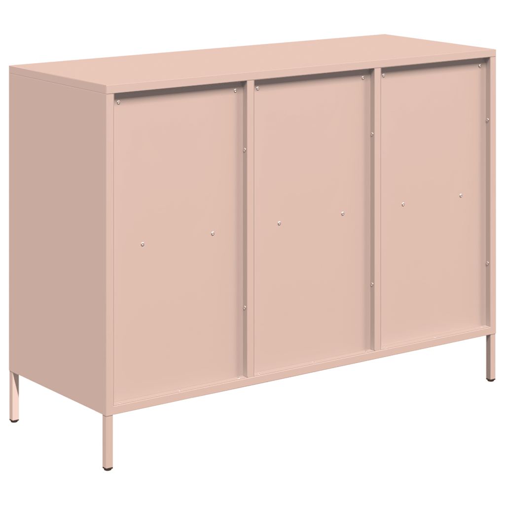 Buffet rose 101,5x39x73,5 cm acier laminé à froid - XIOS