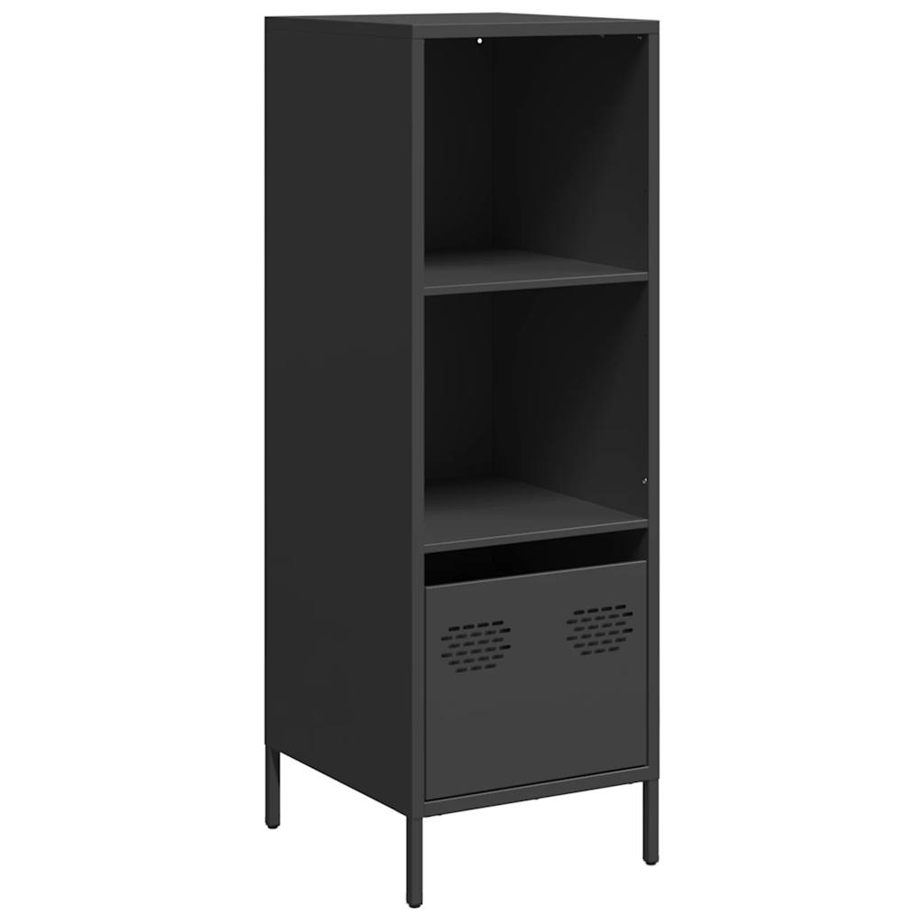 Buffet haut noir 35x39x103,5 cm acier - XIOS