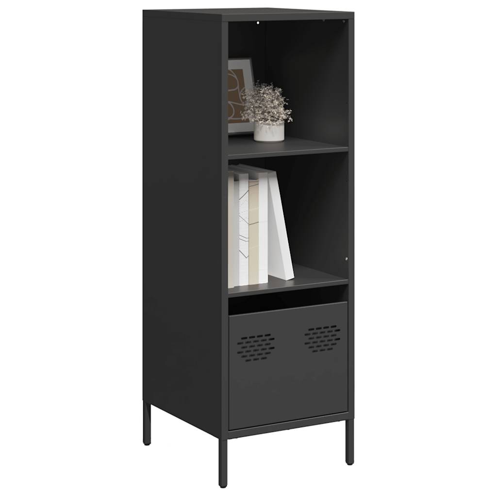 Buffet haut noir 35x39x103,5 cm acier - XIOS