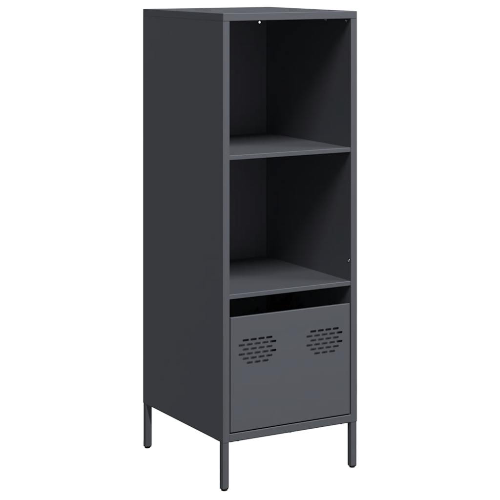 Buffet haut anthracite 35x39x103,5 cm acier - XIOS