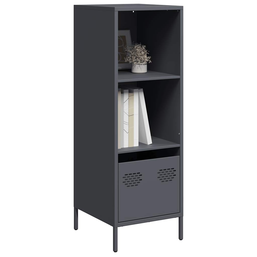 Buffet haut anthracite 35x39x103,5 cm acier - XIOS
